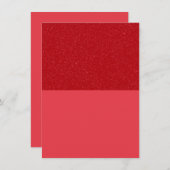 Glitzer-Top Tomato Red Danke-You-Card - Anpassen Dankeskarte (Vorne/Hinten)