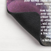 Glitzer Tree Decorations Mousepad (Ecke)