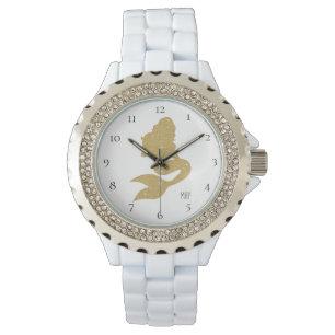 *~* Glitzer-Trendy Meerjungfrau weiblicher Frauen Armbanduhr