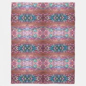 Glitzer Trendy Opal Holographic Collection Fleecedecke (Vorderseite)