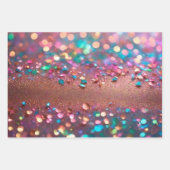 Glitzer Trendy Opal Holographic Collection Geschenkpapier Set (Vorderseite 2)