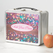 Glitzer Trendy Opal Holographic Collection Metall Brotdose (Beispiel)