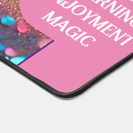 Glitzer Trendy Opal Holographic Collection Schreibtischunterlage (Ecke)