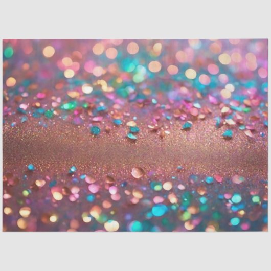 Glitzer Trendy Opal Holographic Collection Seidenpapier (Vorderseite)