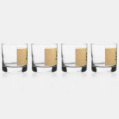 Glitzer Trinkbehälter Set Whiskyglas (Rechts)