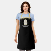 Glitzer Tropfen Elfenbein Hochzeitstorte Schürze (Getragen)