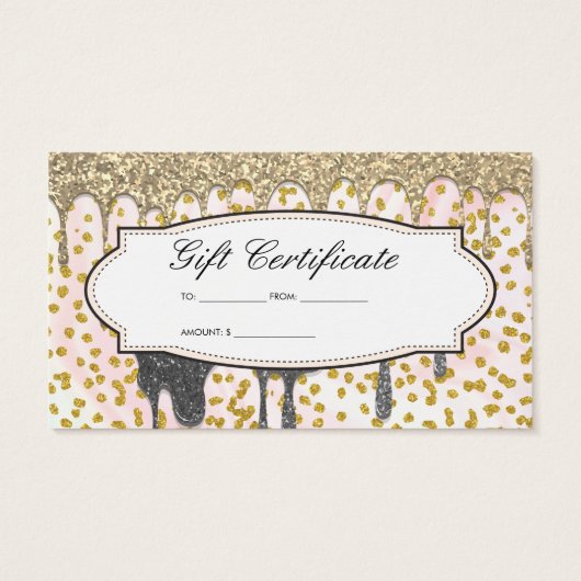 Glitzer Tropfen | GLAMOUR | Schönheit (Rückseite)