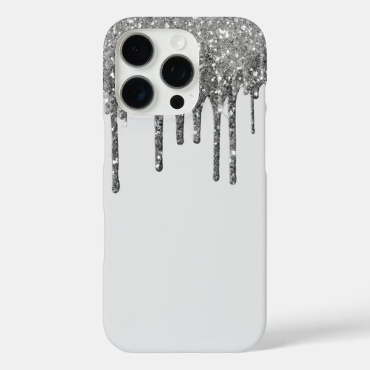 Glitzer Tropfen iPhone 16 Pro Fall Case-Mate iPhone Hülle (Rückseite)