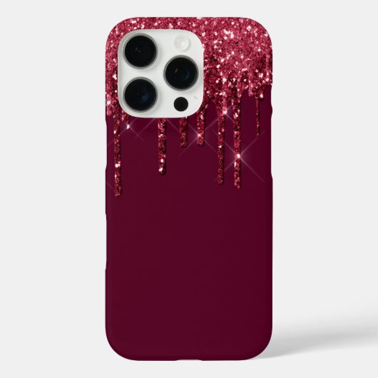 Glitzer Tropfen iPhone 16 Pro Fall Case-Mate iPhone Hülle (Rückseite)