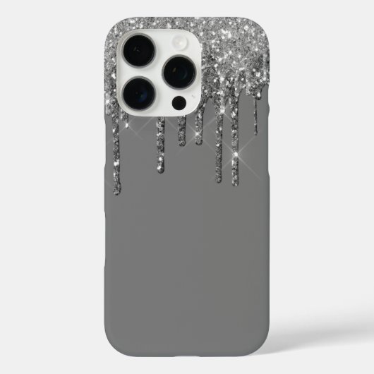 Glitzer Tropfen iPhone 16 Pro Fall Case-Mate iPhone Hülle (Rückseite)