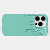 Glitzer Tropfen iPhone 16 Pro Fall Case-Mate iPhone Hülle (Rückseite (Horizontal))