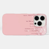 Glitzer Tropfen iPhone 16 Pro Fall Case-Mate iPhone Hülle (Rückseite (Horizontal))