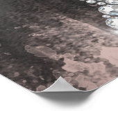 Glitzer Tropfen, Kleid, Eiffelturm Süß 16 Poster (Ecke)