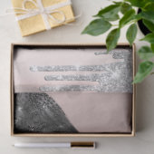 Glitzer Tropfen, Kleid, Eiffelturm Süß 16 Seidenpapier (Geschenk)