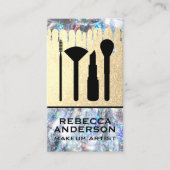 Glitzer Tropfen | Make-up Kit Visitenkarte (Vorderseite)