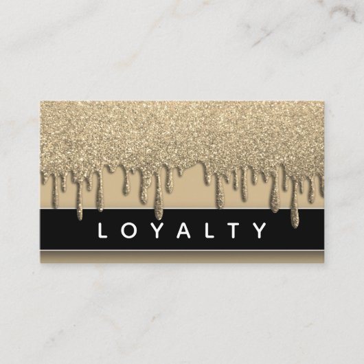 Glitzer Tropfen Nägel Wellness-Center Beruflich Tr Terminkarte (Vorderseite)