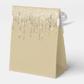 Glitzer Tropfen Party Leckerei Geschenkschachtel (Rückseite)