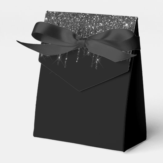 Glitzer Tropfen Party Leckerei Geschenkschachtel (Vorderseite)