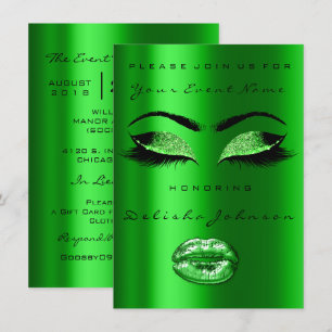 Glitzer Tropical Mermaid Brautparty Sweet 16. Einladung