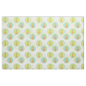 Glitzer Tropische Ananas mit 60er-Circle-Muster Stoff (Fat Quarter (45,7 x 55,9 cm))