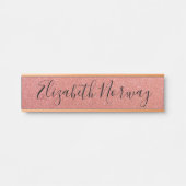 Glitzer Türschild (Vorderseite )