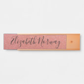 Glitzer Türschild (Vorderseite )