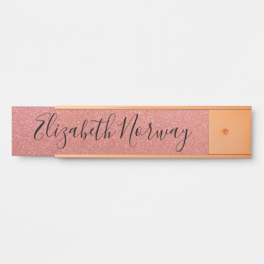 Glitzer Türschild (Vorderseite )