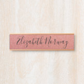 Glitzer Türschild (Vorderseite )