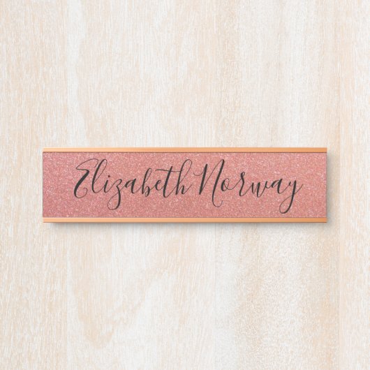 Glitzer Türschild (Vorderseite )