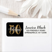 Glitzer u. Script 50 u. fabelhaft auf Schwarzem, (Insitu)