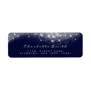 Glitzer UAWG Blue Navy White Gray Bridal Makeup