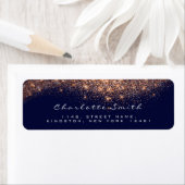 Glitzer UAWG Kupfer Rose Gold Blue Bridal Makeup (Insitu)