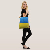Glitzer Ukrainische Flagge der Ukraine Mode Stilvo Tasche (Am Model)