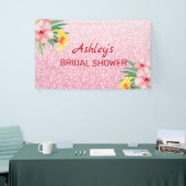 Glitzer und Blume Banner (Messeveranstaltung)