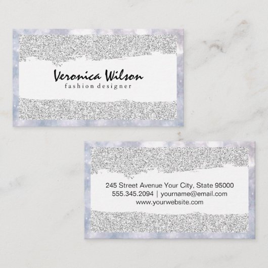Glitzer und Boke Visitenkarte (Vorne/Hinten)