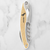 Glitzer und Einhorn Kellnermesser (Rückseite)