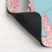 Glitzer und Einhorn Mousepad (Ecke)