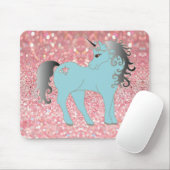Glitzer und Einhorn Mousepad (Mit Mouse)