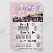 Glitzer- und Glam-Dienstleistungen und Preise für  (Vorne/Hinten)