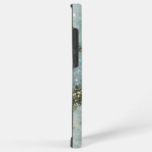 Glitzer und Glitzern Gold und Grün Samsung Galaxy Hülle (Rechte Seite)