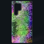 Glitzer und Glitzern in der grünen und blauen Disk Samsung Galaxy Hülle<br><div class="desc">Bild eines farbenfrohen Disco-Glitzer und von Diamantstiften.</div>