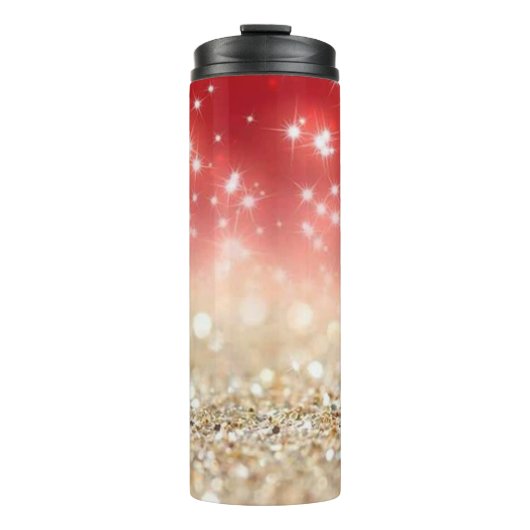 Glitzer und Glitzern Thermosbecher (Vorderseite)