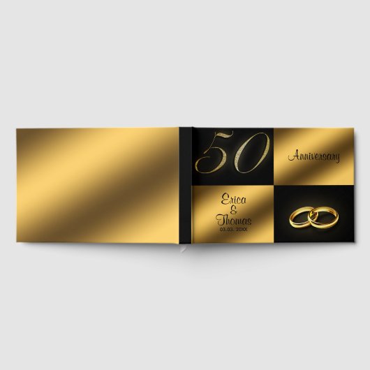 Glitzer- und Hochzeitsnummern Gästebuch (Voll)