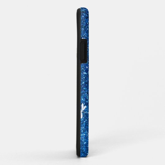 Glitzer und Libellen personalisiert Case-Mate iP iPhone Hülle (Hinten/Rechts)