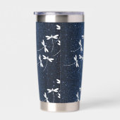 Glitzer und Libellen personalisiert Thermobecher (Rechts)