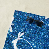 Glitzer und Libellen personalisierte Badetücher Strandtuch (Beispiel)