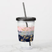 Glitzer und Marmor personalisiert Acryltrinkbecher (Links)