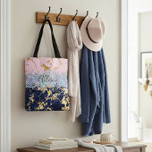 Glitzer und Marmor personalisiert Tasche