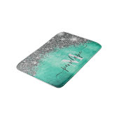 Glitzer und Metall Badematte (Schrägansicht)