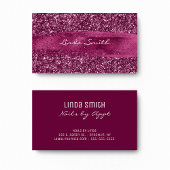 Glitzer und Pinselstrich Visitenkarte